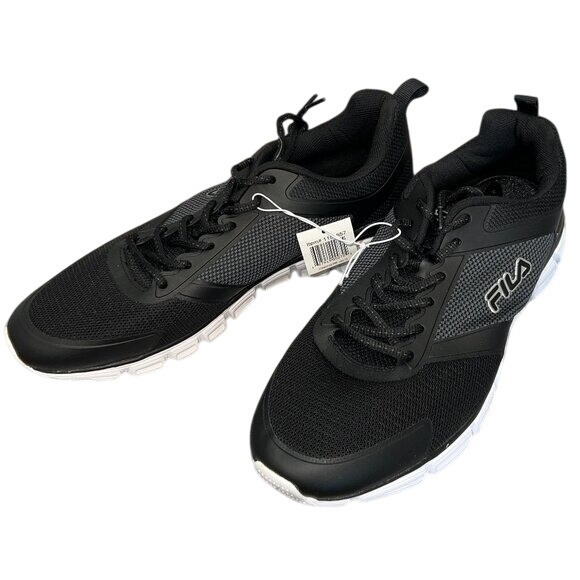 NEW Fila MEMORY STEELSPRINT Training Athletic Sneakers Men's Shoes Black Size 13 - Picture 3 of 10